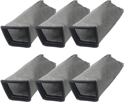 HEPA Cloth Filter Bags Replacement for Hoover Porta Power Swingette S1015 S1029 CH30000 Commercial Canister Vacuum Cleaner Bag, Replace 43662023 (6 Pack)