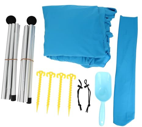 KONTONTY Tente De Plage Multifonctionnelle Auvent De UV pour Camping Et Pique- Bleu Abris pour Activités Extérieures
