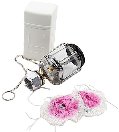 CORHAD Tragbare Gaslampe Campinglaterne aus Langlebigem Material mit Lampenabdeckung Mapp Gasbetriebene Laterne für Outdoor Camping und Wandern