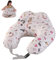 Baby Nursing Pillow for Breastfeeding: 100% Cotton Pregnancy Pillow with Adjustable Waist Strap Baby Breast Feeding Pillow Soft and Comfortable Machine-Washable for Newborn(Rainbow Donut)