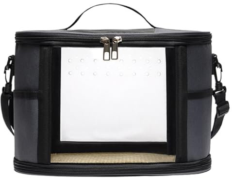 Vogeltransportbox - Tragbarer Vogelkäfig | Vogelkäfig | Transportkäfig für Sittiche und kleine Vögel, Umhängetasche für große Sittiche, Nymphensittiche