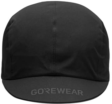 GOREWEAR Unisex Gore-tex Cycling Cap Hat, Black, 6-6 3/8 EU
