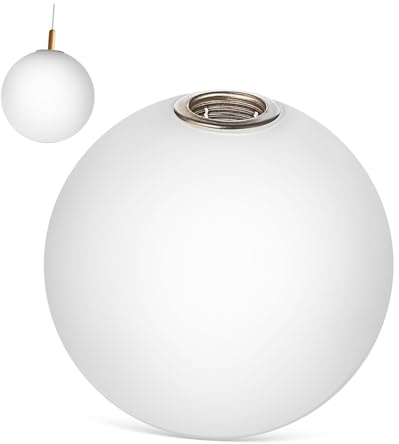 Pantalla Esférica Claro de Color Lámpara de Vidrio para Techo | Repuesto para Araña, Globo de Cristal Moderno, Uso Hogar y Bar