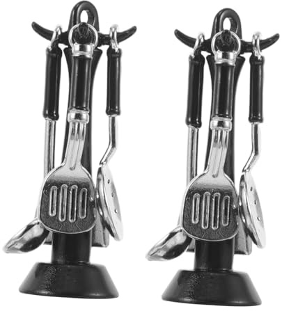 FUNNETOYU Lot De 2 Mini Ustensiles De Cuisine pour Maison De Poupée Accessoires De Cuisine Miniatures