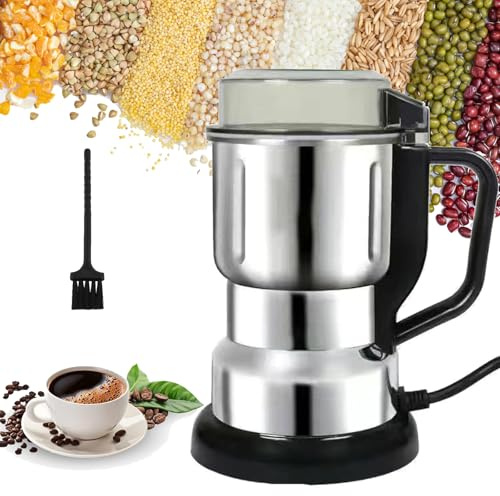 Multifunctional Smash Machine, Grain Grinder Ultra Fine Coffee Mill, 600G Portable Electric Grain Mil, Perfect for Dry Materials, Spices, Herbs, Coffee