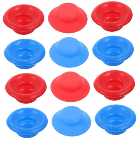 SOIMISS Joints d'Étanchéité Lavables en Plastique 12Pcs Rondelles Réutilisables et Polyvalentes pour Bouteilles de Vin et Soda pour Bouchons à Bascule