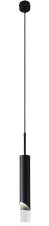 Creative Pendant Light LED Light Long Tube Hanging Light Acrylic Light Guide Column Small Chaner Aluminum Waterproof Anti-Rust Cylinder Lantern for Kitchen Restaurant Dinning Room