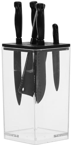BCOATH Set Utensili da Cucina in Miniatura Micro Taglierina Paesaggistica e Supporto Nero, Accessori Decorativi per Casa delle Bambole e Modelli di Gioco di Finzione, Adatti per Scenari
