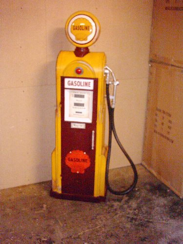 Colonna per serbatoio a gasolino, altezza 155 cm