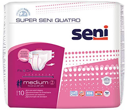 Seni Super Quatro Medium Saugstärke 4 Liter -10 Stück