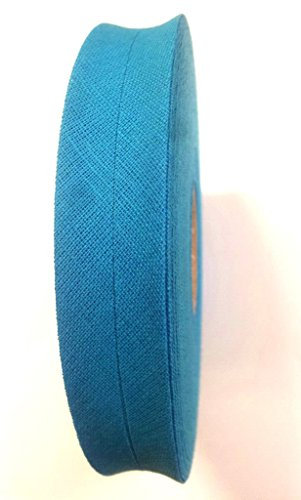 0,596 tum / lfm. 25 m bomull- snedband vikta 40/20 mm turkos 2780