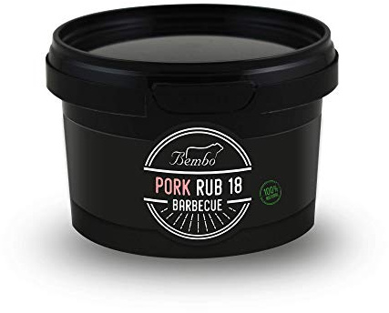 220 g BBQ Dry Rub Pork Bembo – Spezie per Pulled Pork e Maiale | Rub per Barbecue, Costine, Marinatura a Secco e Affumicatura – Made in Italy