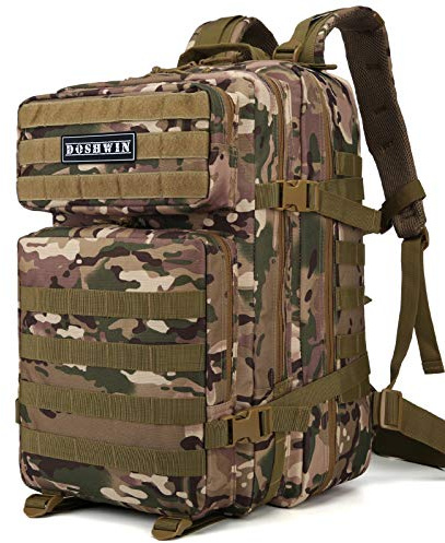 Doshwin 40L Taktischer Militär Rucksack Survival Armee Molle bw Army Tactical Backpack Fluchtrucksack (CP)