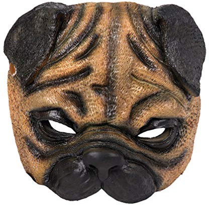 NUOBESTY Masque De Performance Forme De Chien Pour Halloween Carnaval Et Déguisées Accessoire Pour Festivals Et Spectacles