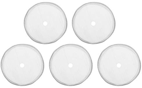 5 Pcs 80 Français Presse Filtre En Acier Inoxydable Filtre Filtre Remplacement pour 350 ml Français Presse Cafetière