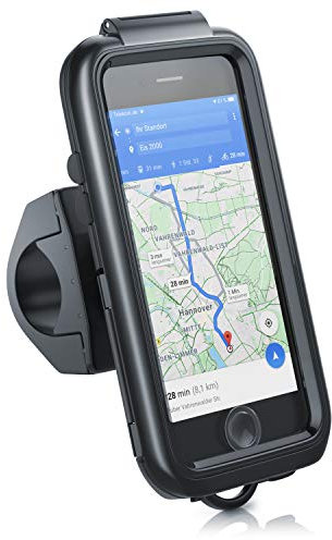 CSL - Fahrradhalterung kompatibel mit Apple iPhone 6 6s 7 8 SE 2nd 3rd Gen Fahrradtasche spritzwasserdicht Handy Smartphone Halterung - Bike Navigation - Touchscreen Unterstützung - wasserdicht