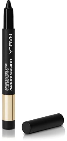 NABLA Cupid's Arrow Longwear Stylo, Black | Matita stylo a lunga tenuta e alta pigmentazione | Liner, ombretto o rossetto multiuso, texture cremosa e confortevole per un makeup impeccabile