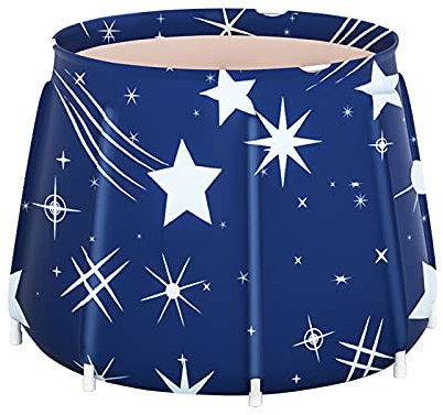 LZYqwq Vasca da Bagno Portatile Pieghevole per Adulti Vasca da Bagno Non Gonfiabile, Botte da Bagno Isolante per la Casa, Vasca da Bagno da Immersione Indipendente, per Interni Ed Esterni Sauna