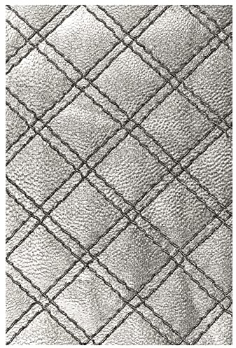 Sizzix 3-D Texture Fades Embossing Folder Quilted by Tim Holtz, 665734