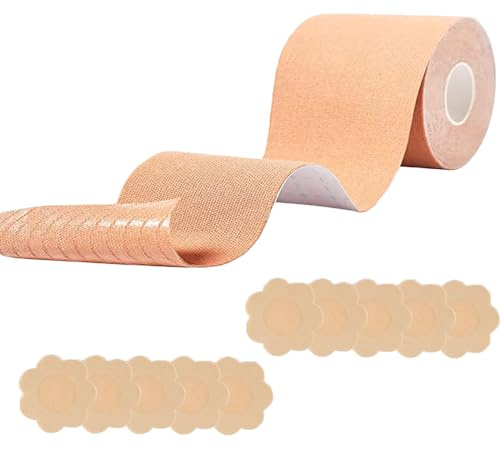 CUKIN Cinta Adhesiva Levantar Pechos Invisible 5 Pares