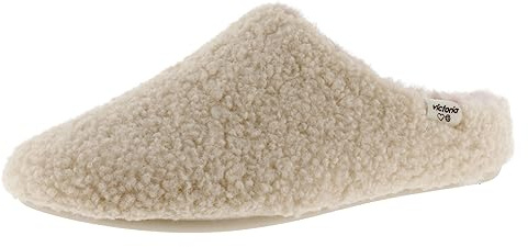 Victoria Pantoufles Norte Peau De Mouton & Semelle en Contraste 1081116 pour Femme Beige 36