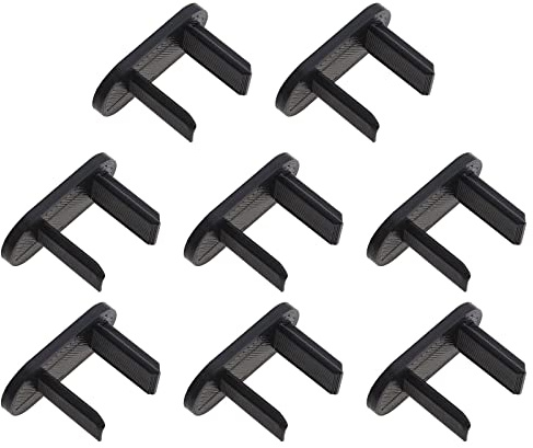 eMagTech 8 Stück Auto Hintere Hutablage Clip Ersatz Kompatibel mit Ford Fiesta MK8 Hintere Hutablage Tray Strap String Fixed Clips