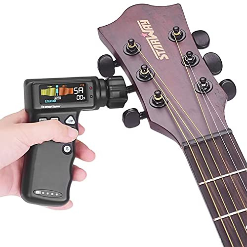T2 Smart Guitar Tuner und automatischer Saitenwickler, 2-in-1, multifunktionales Saiteninstrument fr Gitarre/Ukulele/Banjo/Mandoline/mit wiederaufladbarem Lithium-Akku