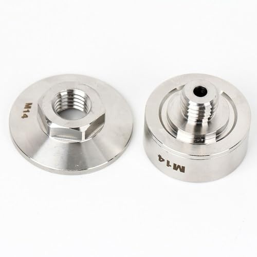 klenbo X Lock Adapter to M14 Thread with M14 Flange Lock Nut | For Diamond Core Drill Bit Saw Blade Polishing Pads Xlock Angle Grinder X-Lock Adapter (1 Set)