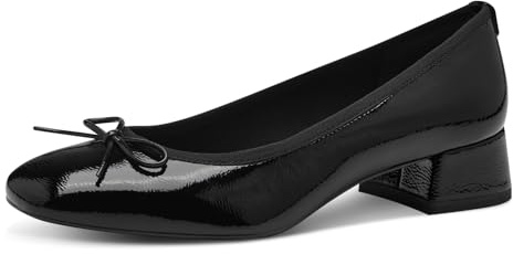 Tamaris Damen Klassische Pumps, Frauen Absatzschuhe,TOUCHit-Fußbett,Ausgehschuhe,Abendschuhe,Court Shoes,stöckelschuhe,büro,Black,38 EU