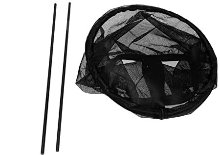OFFSCH Cage en Filet pour Pot de Fleurs en Tissu Polyester Noir, Protection Respirante pour Plantes et Jardinage Pratique Animaux Domestiques