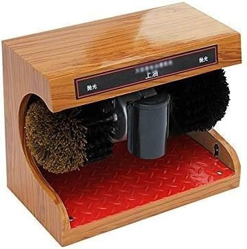 Cireuse Chaussure Électrique, Machine à cirer les chaussures, cireuse à chaussures à capteur automatique Machine de polissage et d'éclaircissement de chaussures électrique avec 2 brosses for nettoyer