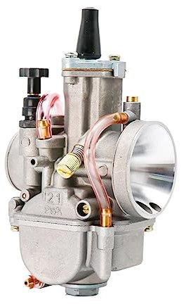 Motorrad-Vergaser PWK 21 24 26 28 30 32 34mm Mit Power Jet Vergaser Für OKO 2T 4T Motorrad Carb Dirt Bike Pit Bike Scooter Für ATV Quad UTV Carb Motorräder(21mm)
