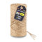 BFG Cuerda de yute de 50 m, 2 – 3 mm, resistente a la rotura de 3 capas, cuerda de jardín con fibra natural para plantas y decoraciones, marrón paquete, hilo de yute para embalaje y artesanía