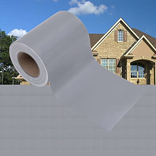 Sufrk Valla cortavientos de jardín PVC 35 x 0,19 m gris claro - Tiras blindadas de PVC para vallas de paneles - Bandas para verjas de jardines, barandillas de balcón
