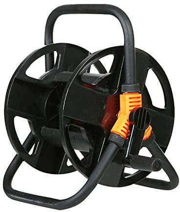 SIBOMTEX - Carrello per tubo da giardino, 20 m, vuoto, avvolgitubo, organizer per tubi di irrigazione, per giardino, campeggio, balcone