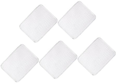 VANZACK 5pcs Heat-resistant Aluminum Bbq Mat Non-sticky Grill Mesh Pad for Outdoor Camping Disposable Barbecue Mat