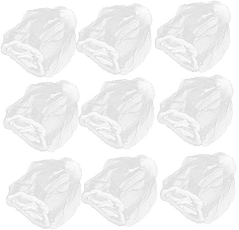 200pcs White Pe Drain Filter Mesh Bags for Sink Drain Strainer