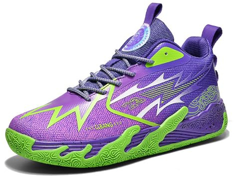 Uhclrr Hommes Chaussures De Basketball Garçon Chaussures Vintage Chaussures De Fitness Extérieur Loisirs Chaussures De Sport Courir Au Travail À Pied Entraîneur Loisirs(40 EU, T1)