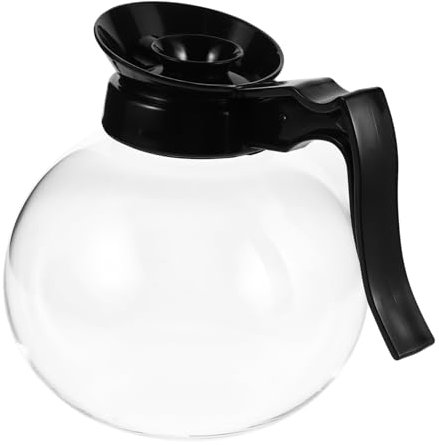 Warmhm Elegant Glass Coffee Percolator with Heat Resistant Handle for Brewing Coffee Tea Stovetops Compatible with Open Flames All Purpose Brewer for Home Commercial Use