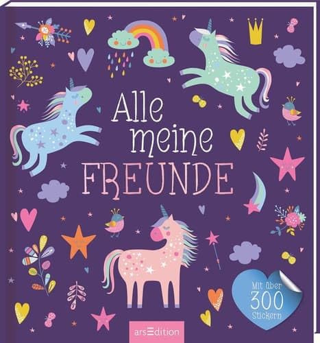 arsEdition Freundebuch Alle meine Freunde Einhorn (1 piece)