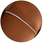 SLOONG S925 Sterling Silber für Armbänder Damen - 1.8MM Breit Boxkette Armband Silber 925 Damen Jewelry Schmuck Geschenke für Freund Mutter Freundin(18cm)