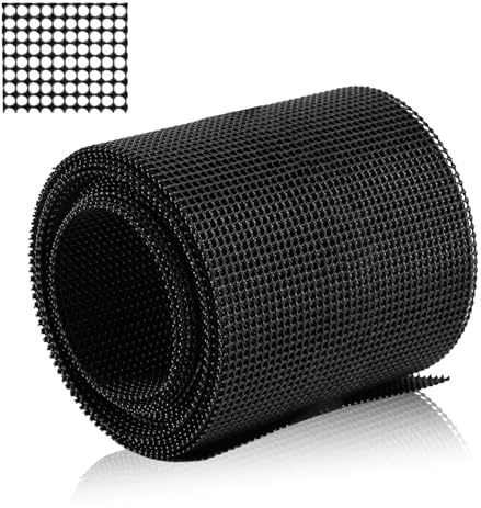 Tulov Ventilatore per fughe in acciaio inox, 3 m x 80 mm, griglia di ventilazione, griglia di ventilazione e zanzariera per tetto, protezione delle fughe del clinker da api, vespe o topi