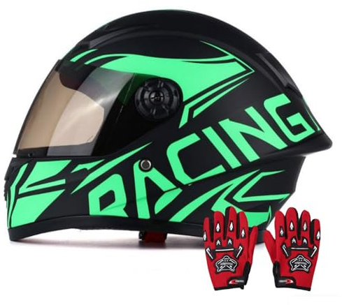 Barn Motocross Integralhjälm ECE 22.06 Godkänd Skoterhjälm Motorcykel Barnhjälmar Motorcykel Barn Moto Säkerhetshuvudbonad Barn 4-12 År 13,XL/(53~54cm)
