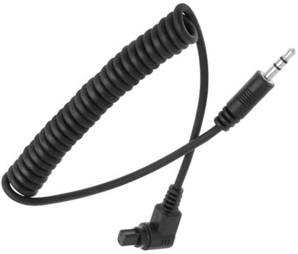 Compatibile con il cavo di rilascio dell'otturatore Canon 5D 6D 7D | Spina standard da 3,5 mm, grilletto stabile, anti-shake for riprese a lunga esposizione.
