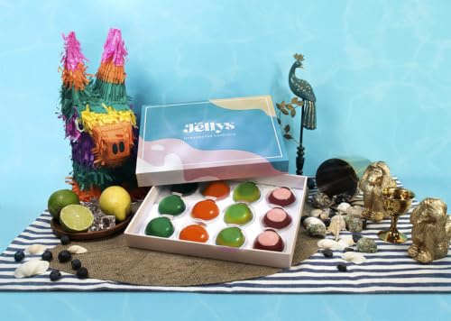 Las Jellys - Caribe Mix II (3 Daiquiri de Fresa, 3 Pisco Sour, 3 Tequila Sunrise, 3 Caipiriña)
