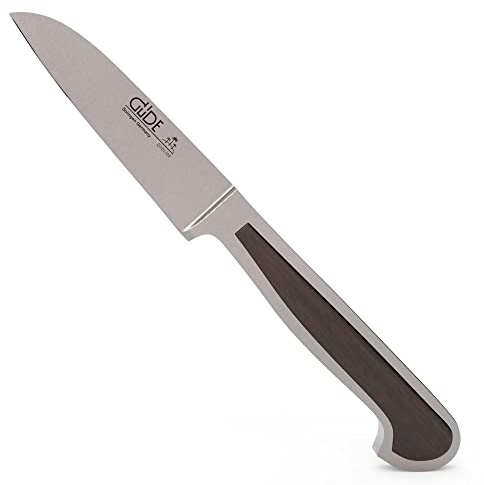 Güde Solingen - Gemüsemesser geschmiedet, 9 cm, Grenadill, DELTA, Handmade Germany, Braun