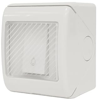 interruttore esterno - Interruttore Push - Interruttore impermeabile - Pulsante di alimentazione impermeabile sigillato pulsante Pushbell 230V - CAC0003 - SCS Sentinel