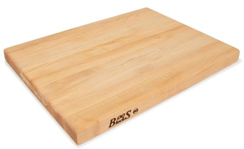Boos Blocks® R03 Pro Chef Ahorn Schneidebrett von John Boos - 51 x 38 x 4 cm - beidseitig verwendbar, seitlichen Griffmulden., nordamerikanisches ahornholz