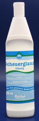 Wasserrose® 3x500ml SCHEUERMILCH SCHEUERGLANZ KOCHFELDREINIGER Made IN Germany