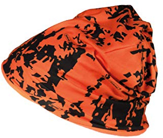 HUBERTUS Signal Mütze Orange Micro Fleece Wendemütze Drückjagd Orange